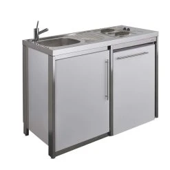 MODERNA Kitchenette METALLINE Bas Bl