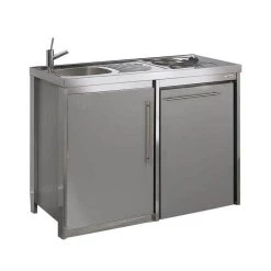 MODERNA Kitchenette METALLINE Bas Alu
