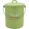 Marque Generique KRÜGER M10PAG Poubelle Avec Couvercle, Email, Pastel Vert, 31,4 X 28,...