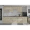 Tbs LASSEN Cuisine Complete L 300 Cm Avec Demi-colonne Four Et Hotte - Dé...