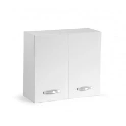 Webmarketpoint Élément Mural Modulable Pour Cuisine Frêne Blanc 2 Portes Cm 80x32x...