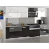 Hucoco LOFT - Cuisine Complète Modulaire Linéaire L 180 Cm 6 Pcs - Plan De ...