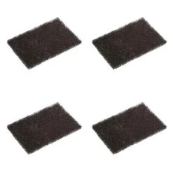 Pp No Name Lot De 4 Filtres à Charbon Poubelle Safir 11cm Noir