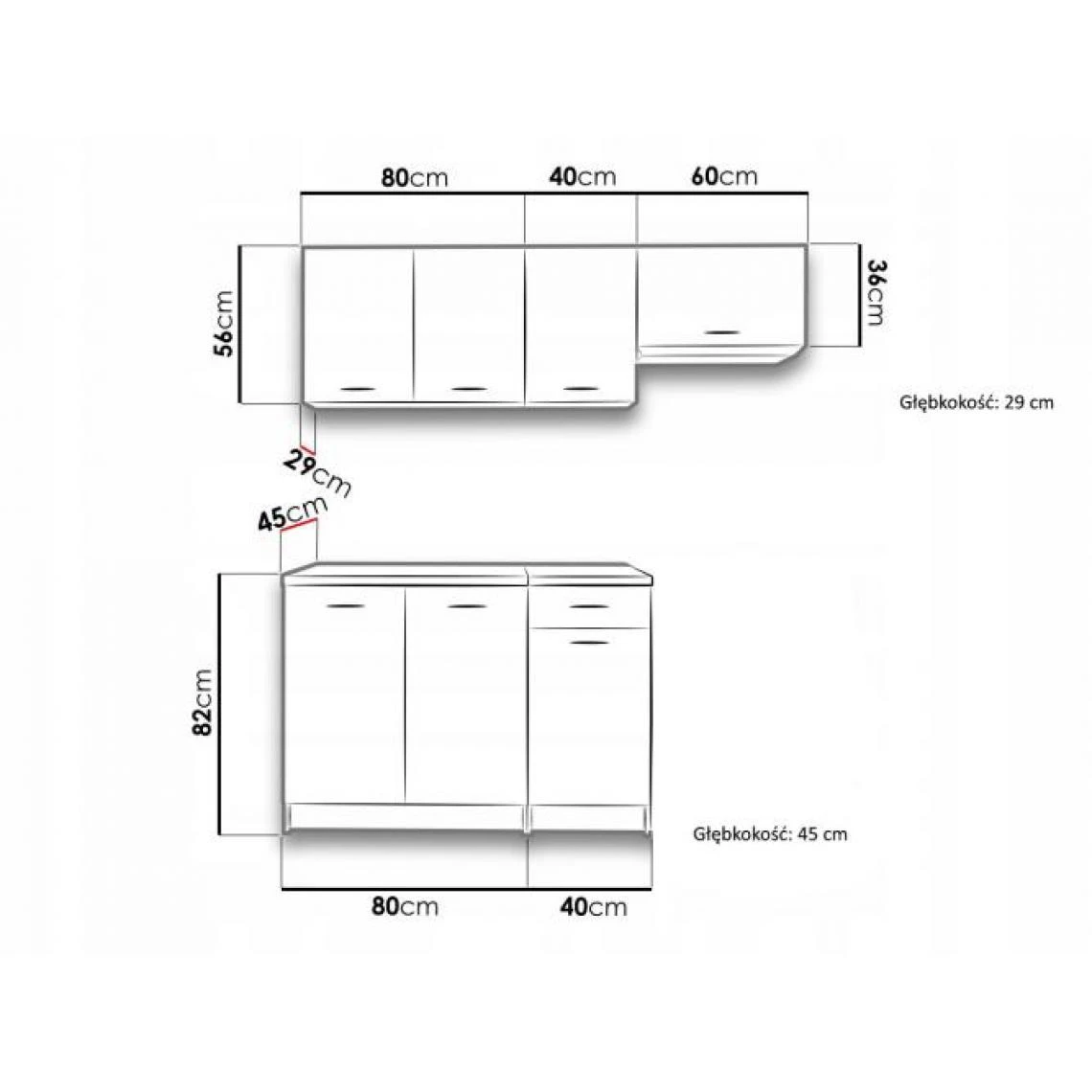 Hucoco MELY Mini - Cuisine Complète Modulaire + Linéaire L 180cm 5 Pcs - Pl... 2 Hucoco MELY Mini - Cuisine Complète Modulaire + Linéaire L 180cm 5 Pcs - Pl... - Image 2