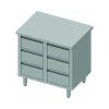 Materiel Chr Pro Armoire Basse Inox Avec 6 Tiroirs - Profondeur 800 - Stalgast - In...