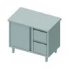 Materiel Chr Pro Meuble Bas Cuisine Inox - Porte à Gauche & 2 Tiroirs - Gamme 700 - St...