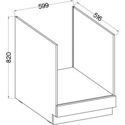 CSTORE Meuble Bas Pour Four Encastrable Avec Plan De Travail - Gris Mat - L 6... -Pegane Shop meuble bas pour four encastrable avec plan de travail gris mat l 60 x p 516 x h 85 cm lassen 10963818 28638972 1140x1140