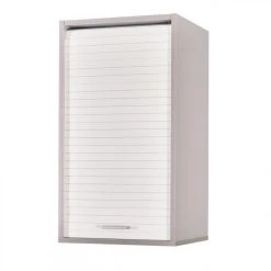 Simmob Meuble Cuisine Alu Bicolore 40 Cm H 72 Cm - Coloris: Blanc