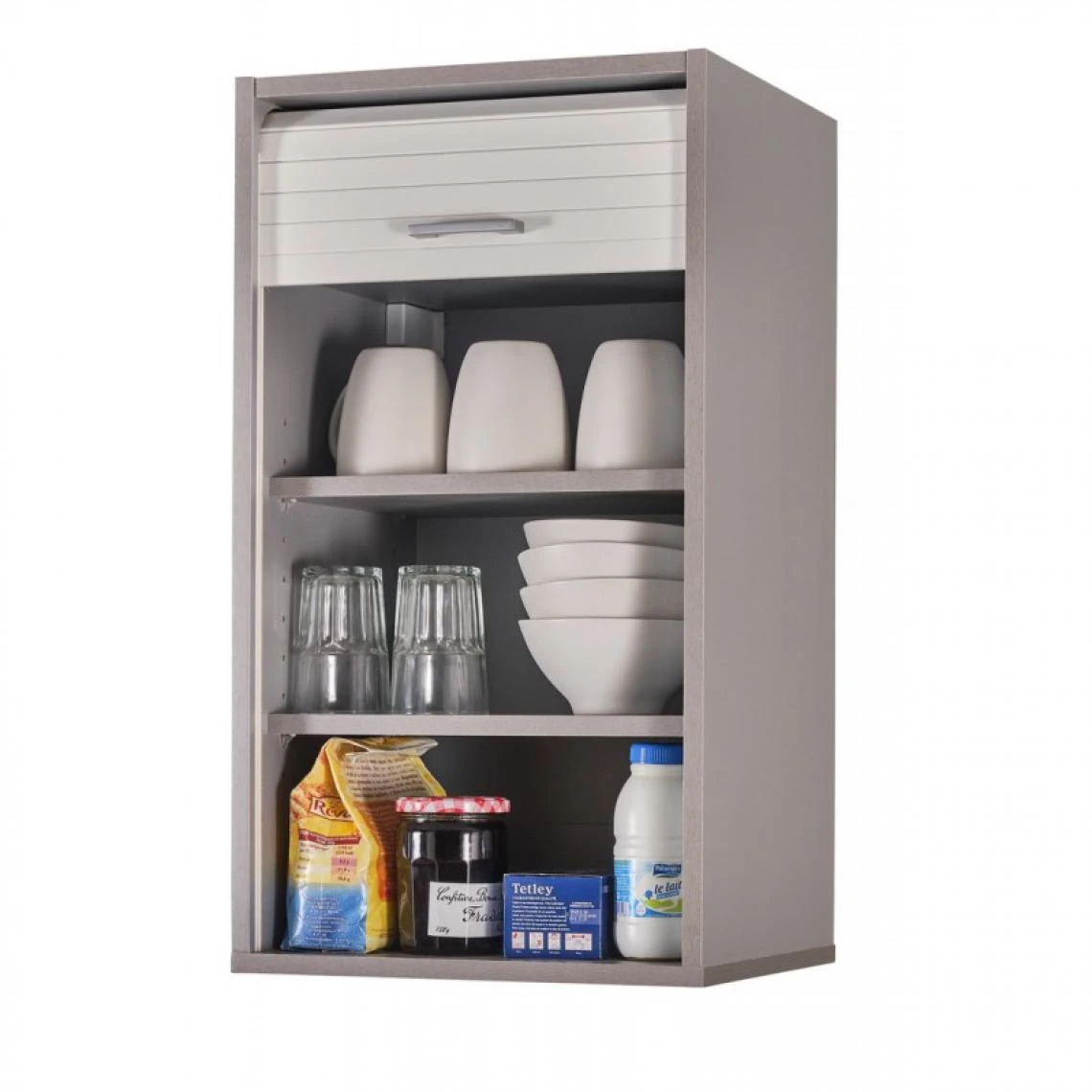 Simmob Meuble Cuisine Alu Bicolore 40 Cm H 72 Cm - Coloris: Blanc 2 Simmob Meuble Cuisine Alu Bicolore 40 Cm H 72 Cm - Coloris: Blanc - Image 2
