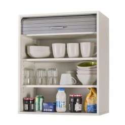 Simmob Meuble Cuisine Blanc Bicolore 60 Cm H 72 Cm - Coloris: Aluminium -Pegane Shop meuble cuisine blanc bicolore 60 cm h 72 cm coloris aluminium 8351163 21204419 1140x1140