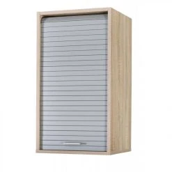 Simmob Meuble Cuisine Chêne Bicolore 40 Cm H 72 Cm - Coloris: Aluminium