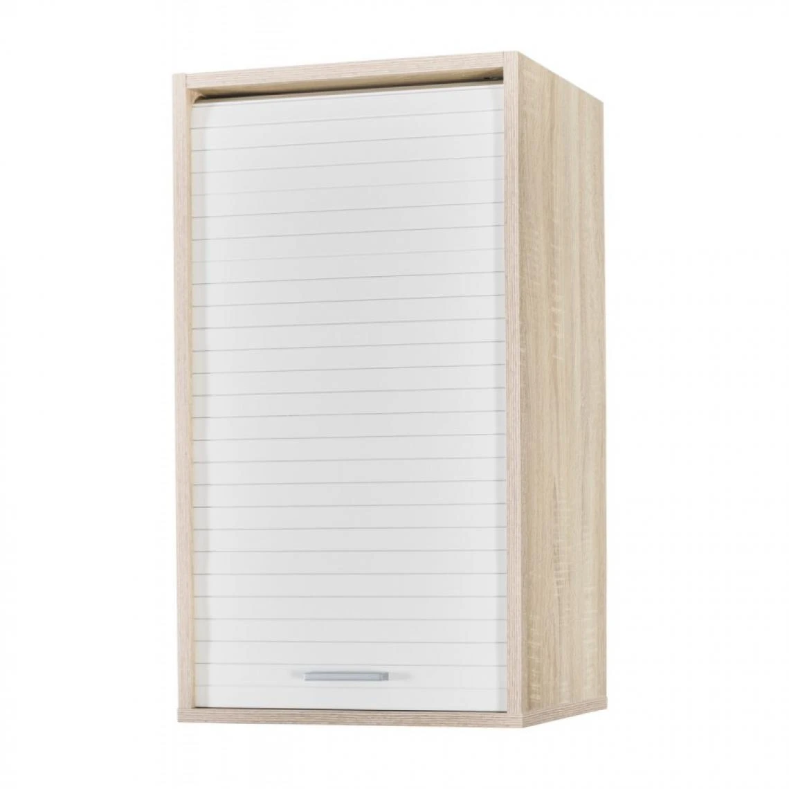 Simmob Meuble Cuisine Chêne Bicolore 40 Cm H 72 Cm - Coloris: Blanc 2 Simmob Meuble Cuisine Chêne Bicolore 40 Cm H 72 Cm - Coloris: Blanc - Image 2