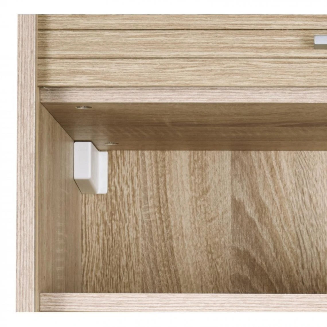 Simmob Meuble Cuisine Chêne Bicolore 60 Cm H 72 Cm - Coloris: Aluminium 4 Simmob Meuble Cuisine Chêne Bicolore 60 Cm H 72 Cm - Coloris: Aluminium - Image 4