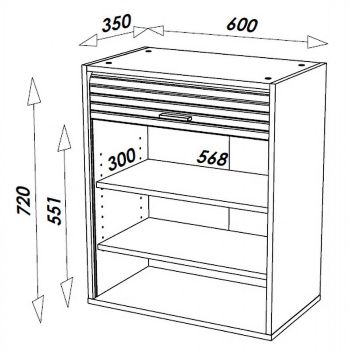 Simmob Meuble Cuisine Noir 60x72 Face Imprimée - Coloris Rideau: Ciel étoil... 3 Simmob Meuble Cuisine Noir 60x72 Face Imprimée - Coloris Rideau: Ciel étoil... - Image 3