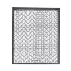 Simmob Meuble Cuisine Noir 60x72 Face Imprimée - Coloris Rideau: Hexagones G... -Pegane Shop meuble cuisine noir 60x72 face imprimee coloris rideau hexagones gris 521 8351201 21204571 1140x1140