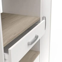 Pegane Meuble De Cuisine 3 Portes + 1 Tiroir Coloris Chêne Kronberg, Blanc M... -Pegane Shop meuble de cuisine 3 portes 1 tiroir coloris chene kronberg blanc mat longueur 90 x hauteur 10740 x profondeur 40 cm 13796962 38146112 1140x1140