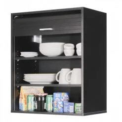 Simmob Meuble De Cuisine Noir L 60 Cm H 72 Cm