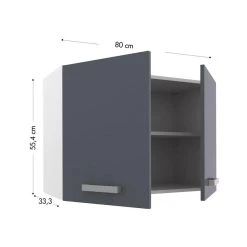 Vente-unique Cuisine Complète TRATTORIA - 180 Cm - 6 éléments De Rangements - Gr... -Pegane Shop meuble de cuisine trattoria 11760170 31026200 1140x1140