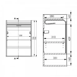 Dansmamaison Meuble De Rangement De Cuisine à Rideau Blanc - KULE - L 54 X L 36 X ... -Pegane Shop meuble de rangement de cuisine a rideau blanc kule l 54 x l 36 x h 77 cm 12150590 32274616 1140x1140