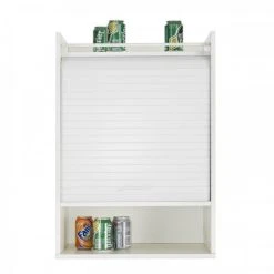 Dansmamaison Meuble De Rangement De Cuisine à Rideau Blanc - KULE - L 54 X L 36 X ... -Pegane Shop meuble de rangement de cuisine a rideau blanc kule l 54 x l 36 x h 77 cm 12150590 32274618 1140x1140