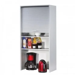 Dansmamaison Meuble De Rangement De Cuisine Argent Taille L - NIDO - L 60 X L 35 X ... -Pegane Shop meuble de rangement de cuisine argent taille l nido l 60 x l 35 x h 1236 cm 12150588 32274610 1140x1140