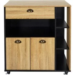 The Home Deco Factory Meuble Desserte De Cuisne En Bois Chef.