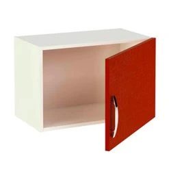 Pegane Meuble Haut De Cuisine 1 Porte Coloris Bordeaux - Hauteur 40 X Longueu...