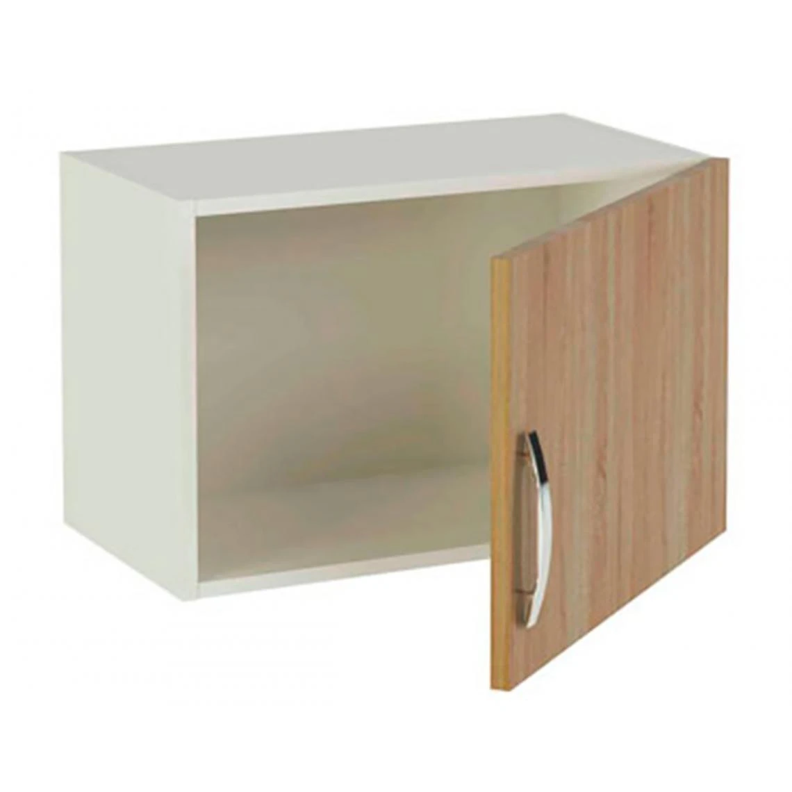 Pegane Meuble Haut De Cuisine 1 Porte Coloris Chêne Cortez - Hauteur 40 X Lo... - Image 2