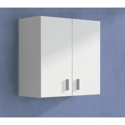 Pegane Meuble Haut De Cuisine Coloris Blanc - Longueur 60 X Profondeur 27 X H...