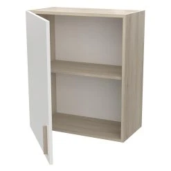Pegane Meuble Haut De Cuisine Coloris Chêne Kronberg, Blanc - Longueur 60 X ... -Pegane Shop meuble haut de cuisine coloris chene kronberg blanc longueur 60 x hauteur 70 x profondeur 30 cm 13796938 38146012 1140x1140