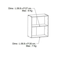 Pegane Meuble Haut De Cuisine Coloris Chêne Kronberg, Noir Mat - Longueur 60... -Pegane Shop meuble haut de cuisine coloris chene kronberg noir mat longueur 60 x hauteur 70 x profondeur 30 cm 13796946 38146046 1140x1140