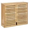 Pegane Meuble Haut De Salle De Bain En Bambou Naturel - L.58.5 X P.20 X H.51....