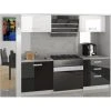 Hucoco MEZZO - Cuisine Complète Modulaire + Linéaire L 120 Cm 4 Pcs - Plan ...