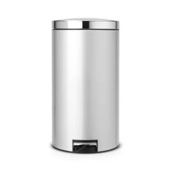 Brabantia Poubelle à Pédale Silent, 45L - Metallic Grey