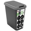 BUT Poubelle 25L GREEN BIN Noir