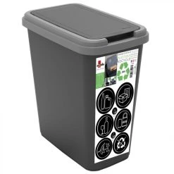 BUT Poubelle 25L GREEN BIN Noir
