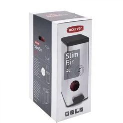BUT Poubelle 40L SLIM Chrome -Pegane Shop poubelle 40l slim chrome 9162369 23920051 1140x1140