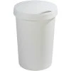 Sunware Poubelle 45 L Avec Couvercle Plat Twinga Blanc.