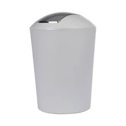 Paris Prix Poubelle à Bascule Vitamine II 5L Gris Clair