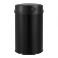 Poubelle à Capteur Acier Inox 30 Litres Noir [en.casa] -Pegane Shop poubelle a capteur acier inox 30 litres noir encasa 11325832 29597880 1140x1140