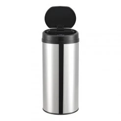 Poubelle à Capteur Acier Inox 42 Litres Argenté [en.casa] -Pegane Shop poubelle a capteur acier inox 42 litres argente encasa 11325830 29597868 1140x1140