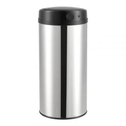 Poubelle à Capteur Acier Inox 42 Litres Argenté [en.casa] -Pegane Shop poubelle a capteur acier inox 42 litres argente encasa 11325830 29597870 1140x1140