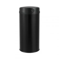 Poubelle à Capteur Acier Inox 42 Litres Noir [en.casa] -Pegane Shop poubelle a capteur acier inox 42 litres noir encasa 11325230 29596682 1140x1140