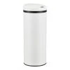 Poubelle à Capteur Acier Inox 47 Litres Blanc [en.casa]