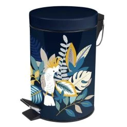 Paris Prix Poubelle à Pédale Imprimé Aramis 3L Bleu