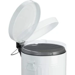 HELLOSHOP26 Poubelle à Pédale Vintage Cuisine Ou La Salle De Bain En Métal 3 Li... -Pegane Shop poubelle a pedale vintage cuisine ou la salle de bain en metal 3 litres blanc 130002319 11293892 29513948 1140x1140