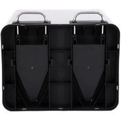 HELLOSHOP26 Poubelle à Pétale Pour La Cuisine Avec 2 Seaux Intérieurs 2 X 15 Li... -Pegane Shop poubelle a petale pour la cuisine avec 2 seaux interieurs 2 x 15 litres gris metallise 120000905 11037100 28830190 1140x1140