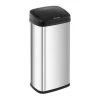 HELLOSHOP26 Poubelle Automatique Cuisine 40 Litres Rectangulaire Acier Inoxydable ...
