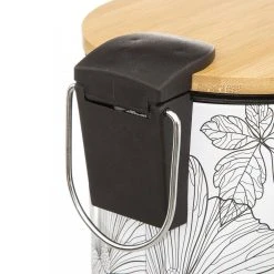 Five Simply Smart Poubelle BlackFlora 3L En Bambou Et Métal -Pegane Shop poubelle blackflora 3l en bambou et metal 11709172 30859678 1140x1140