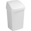 Sunware Poubelle Blanche Avec Couvercle Basculant Delta 25 Litres.